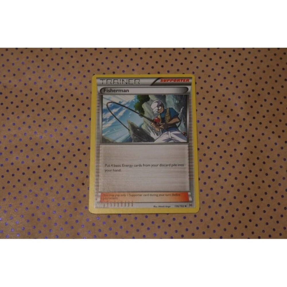 Fisherman 136/162 Pokemon Card (2015)